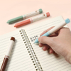DUSK COCOA RETRACTABLE OIL GEL PEN BALL POINT PEN FOR SCHOOL