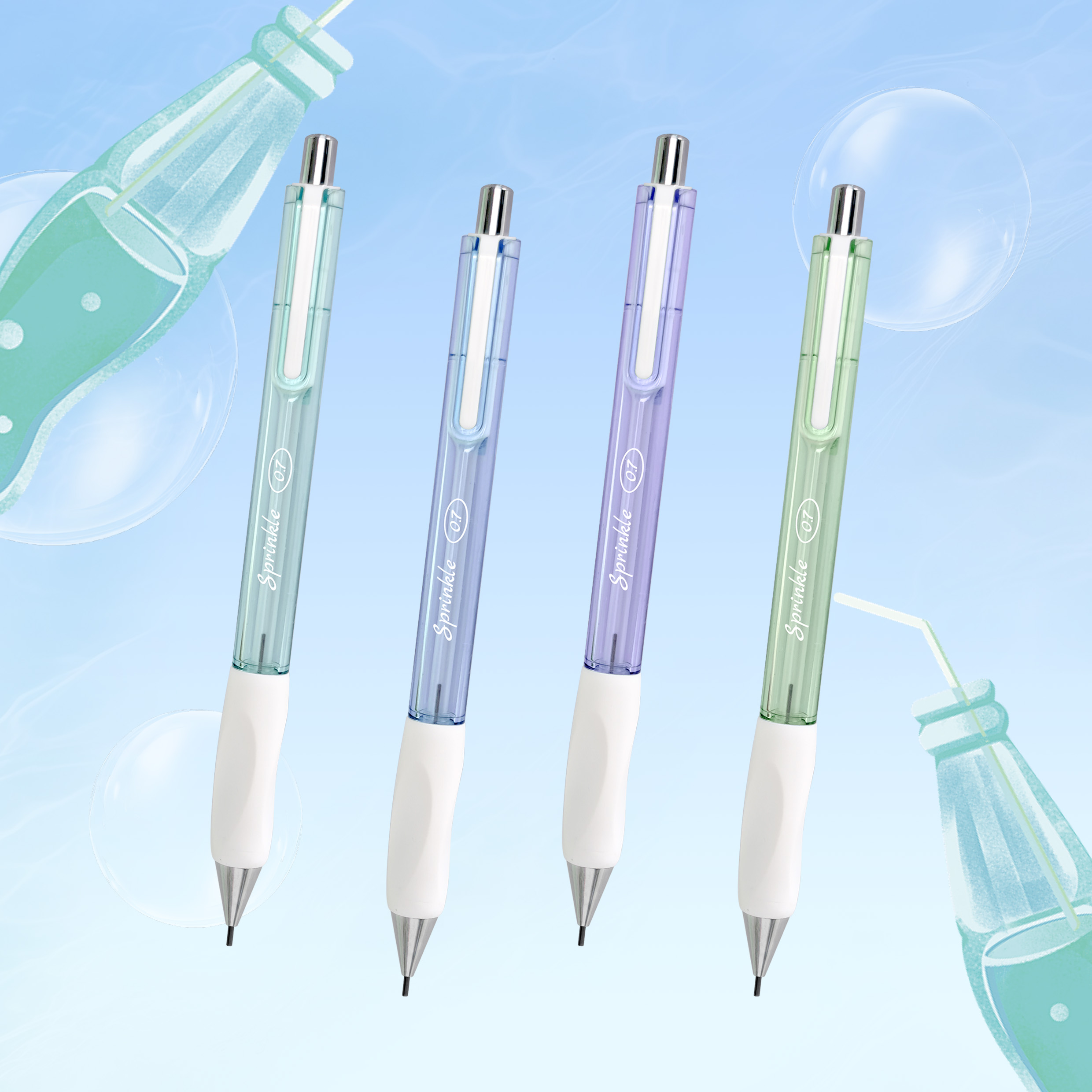 SAFE COMFORTABLE GRIPS MECHANICAL PENCIL FOR CHILDREN HANDWRITING