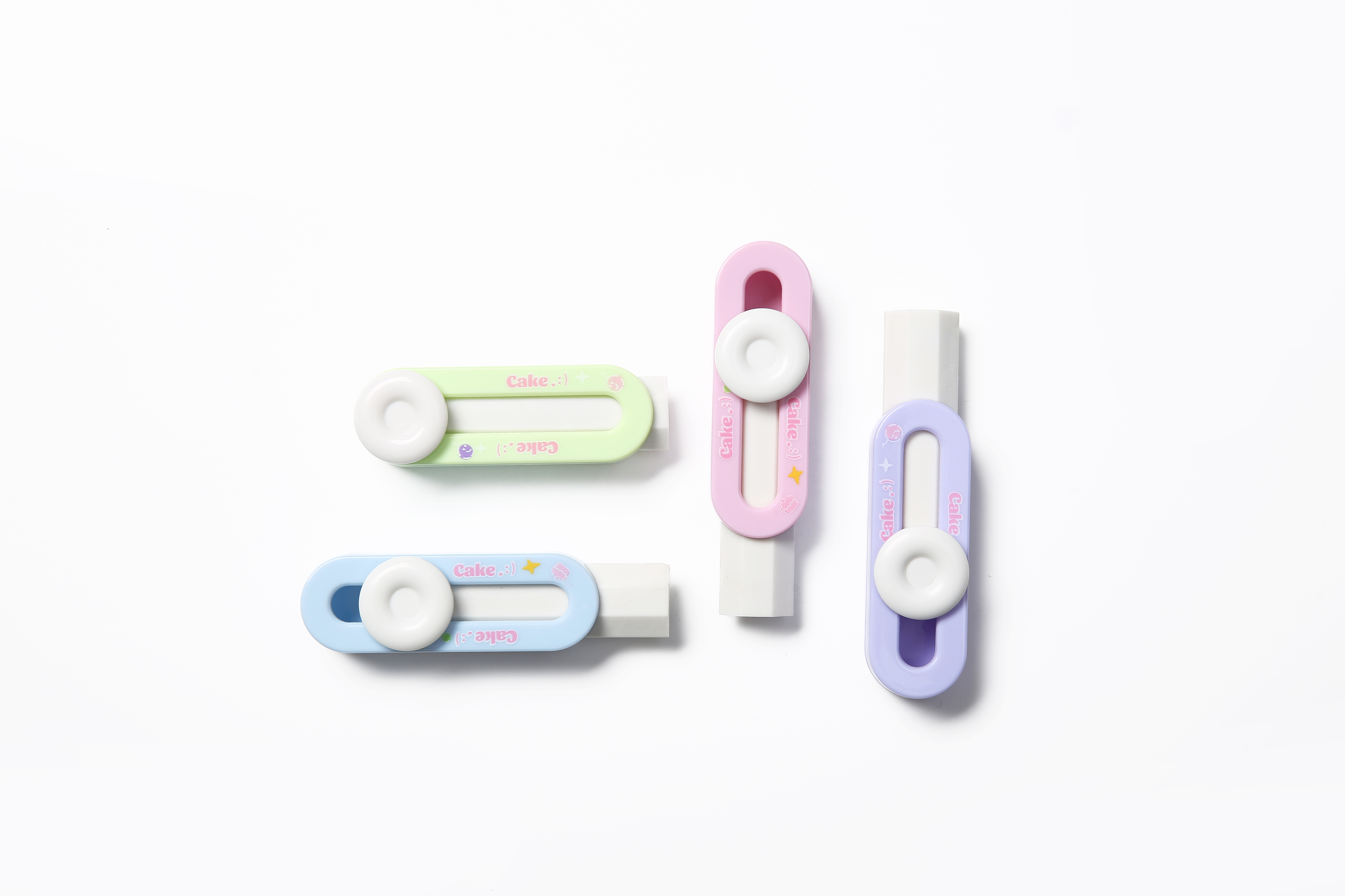 SOFT CUTE ERASERS PUSH PULL LARGE PENCIL ERASERS FOR SCHOOL