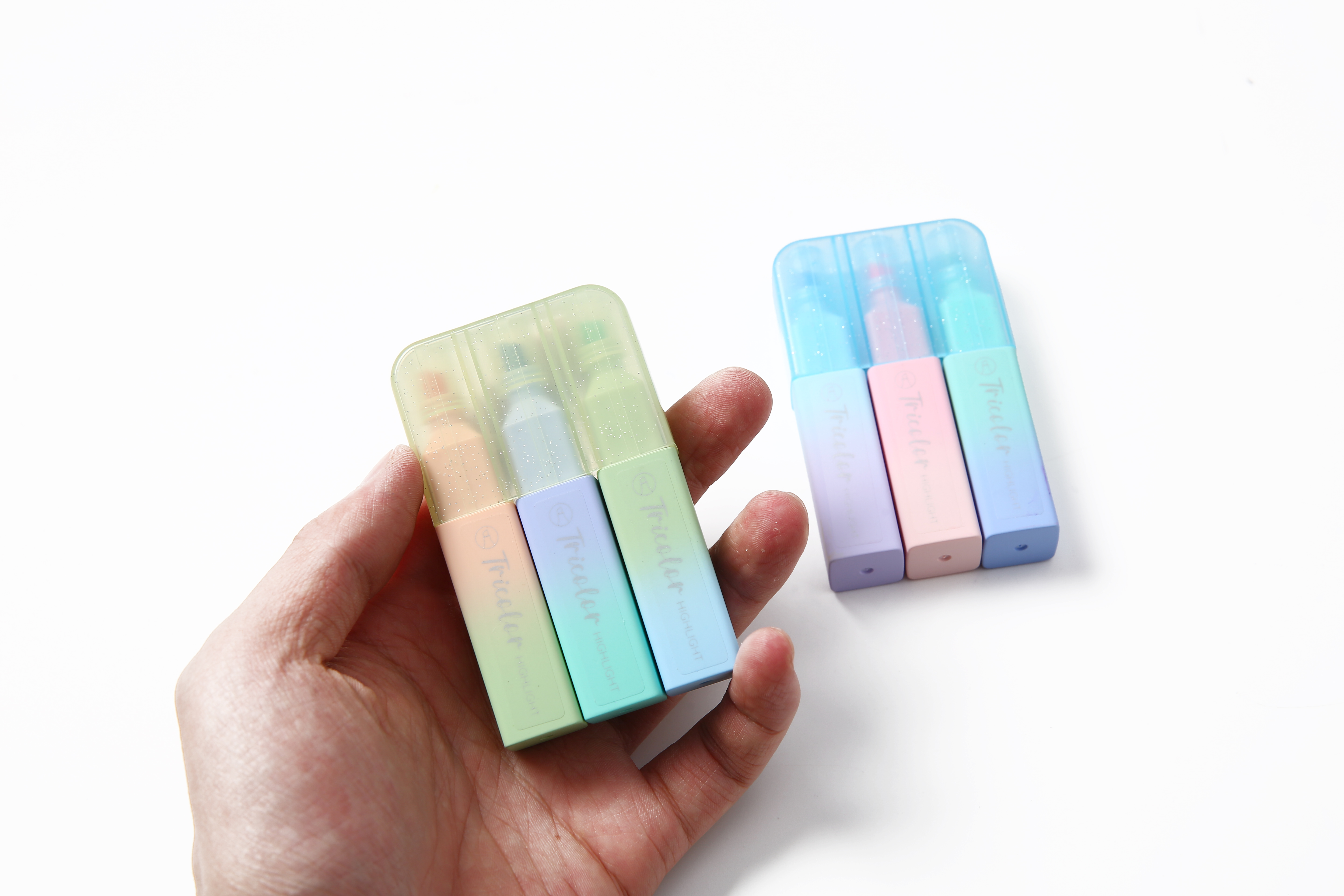 MINI GRADIENT SCENTED HIGHLIGHTERS MARKER PEN SET FOR SCHOOL OFFICE HOME