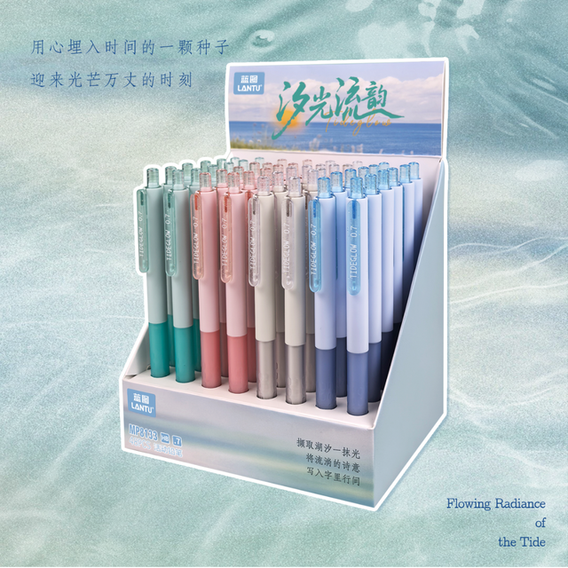 Matte Barrel Aesthetic Mechanical Pencils with Textured Non-Slip Grip Glitter Clip for School
