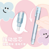 Click Retractable Pen Style Eraser with 2 Refills Cute Pastel Eraser Pen in Blister Card Pack Clean Erasing Stationery for Students 