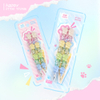 Kawaii Cat Paw Non-Sharpening Pencil Rainbow Pastel Stacking Pencil for School Supplies