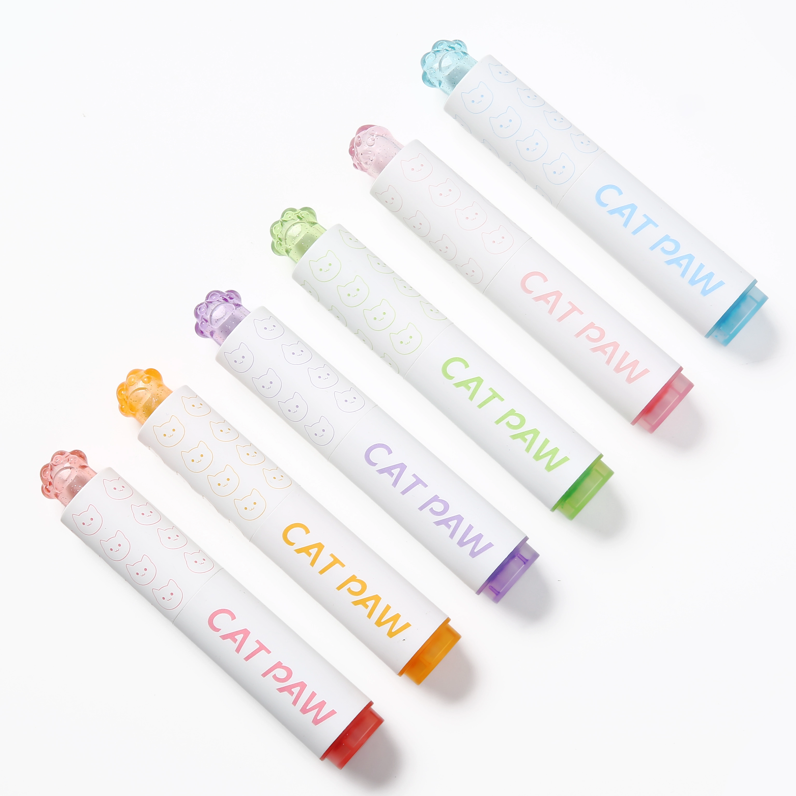 KAWAII CAT PAW COLOR HIGHLIGHTER FOR OFFICE SCHOOL HOME