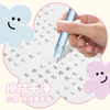 Click Retractable Pen Style Eraser with 2 Refills Cute Pastel Eraser Pen in Blister Card Pack Clean Erasing Stationery for Students 