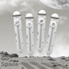 LANTU Sliding Retractable Soft Rubber Pencil Eraser Space Pens Planet Astronaut Eraser Pen For Student