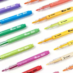 Acrylic Paint Markers with Fine Tip And Brush Tip Pens For Stone, Wood, Calligraphy, Canvas, Ceramic, Metal, Glass, Rock Painting, DIY Crafts