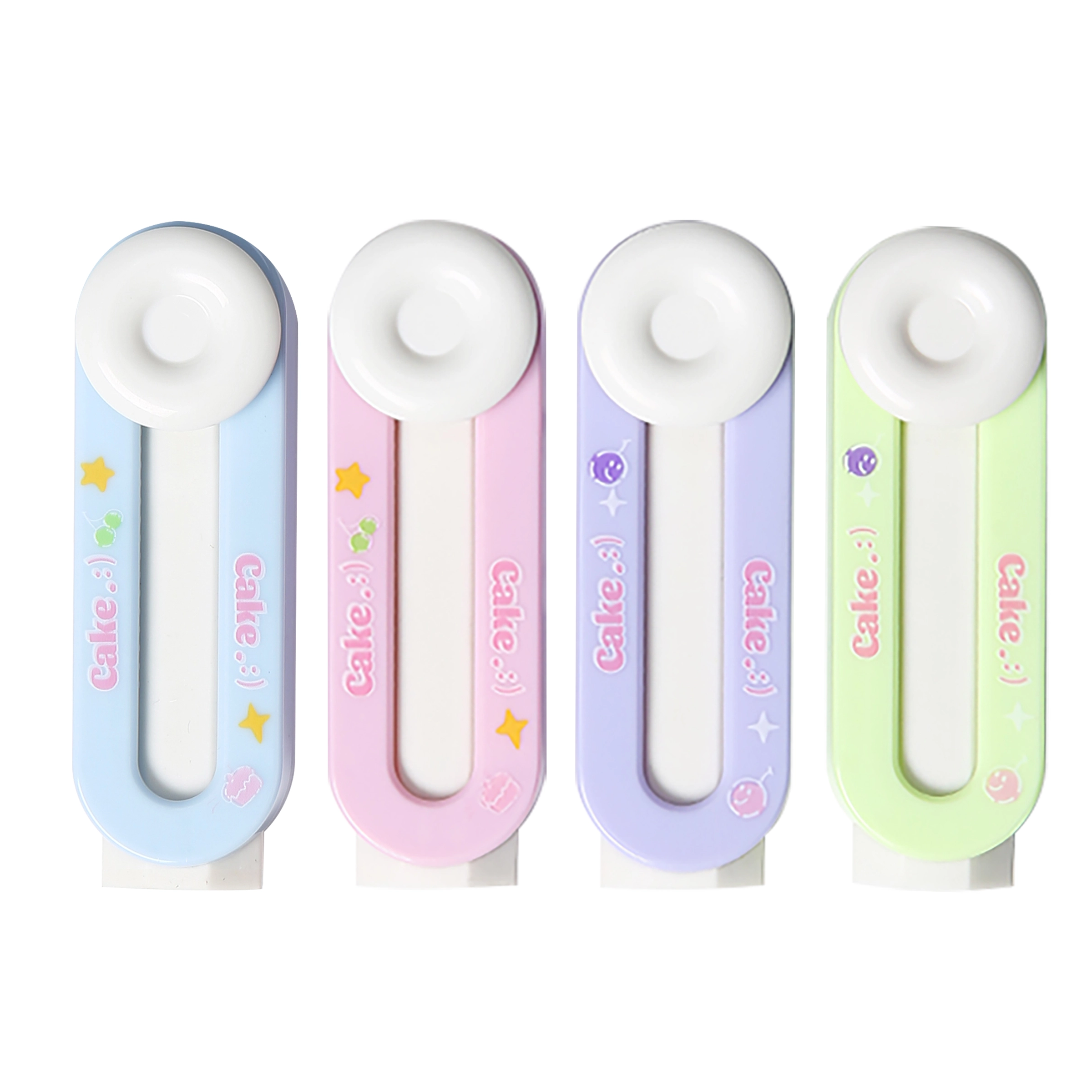 SOFT CUTE ERASERS PUSH PULL LARGE PENCIL ERASERS FOR SCHOOL